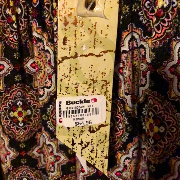 NWT Gimmcks paisley top, size M. - Picture 4 of 8